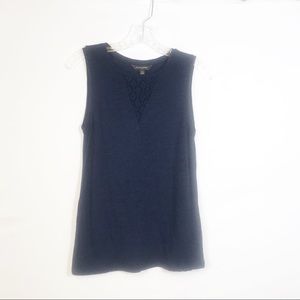 Banana Republic Navy Blue Sleeveless Top Size XS
